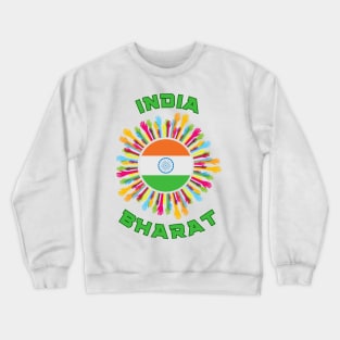 India or Bharat - Akhand All Together Crewneck Sweatshirt